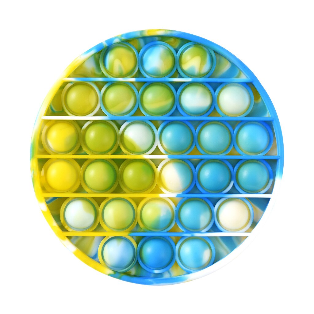 Pop It Push Bubble Fidget Toys Adult Stress Relief Toy Antistress PopIt Soft Squishy Anti-Stress Anti Stress Box Poppit: E