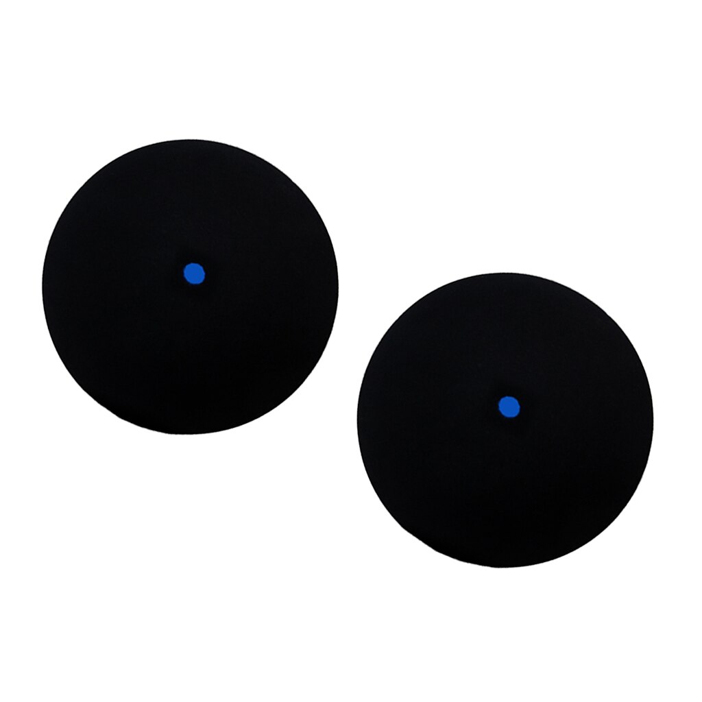 2 Pack Professionele Squash Bal Enkele Blauwe Dot Beginner Squash Training Aid