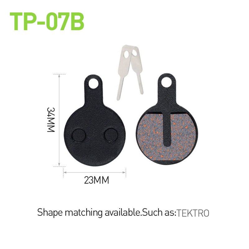 Pastillas de freno para bicicleta de montaña, 4 pares, semimetálicas, freno de disco hidráulico, para BB5, M355, M446, SHIMANO, SRAM, AVID, HAYES: TP-07B