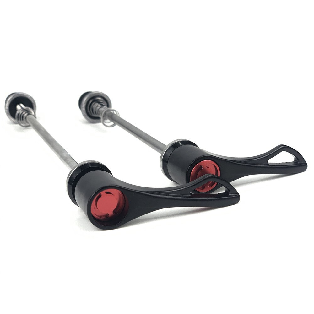 1 paar Titan Achse Rennrad Schnellspanner Vorne QR100mm Hinten QR130mm Spieß Für Road Fahrrad Hub 95,5g Vorne und Hinten QR15