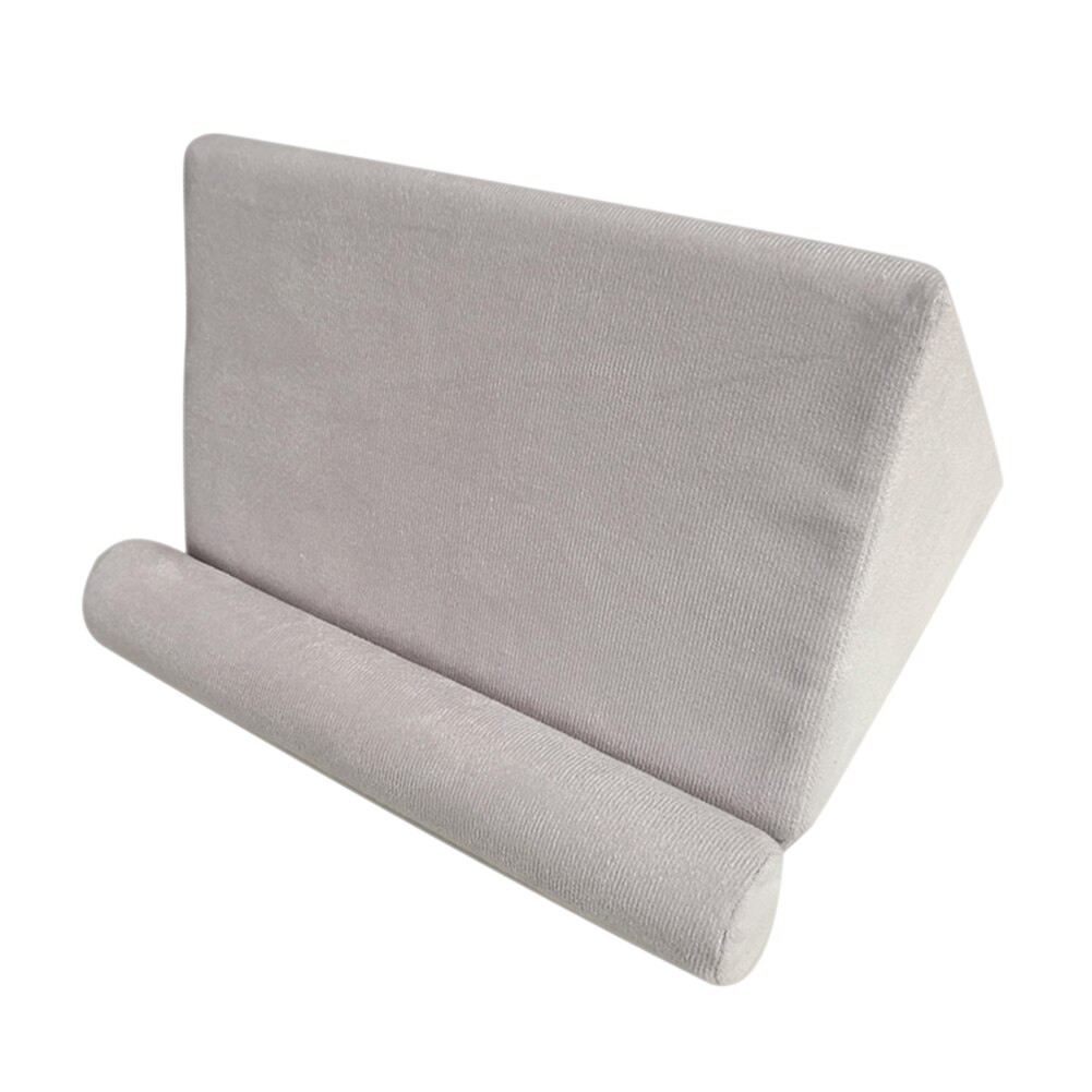 Tablet Pillow Holder Stand Book Rest Reading Support Cushion for Home Bed Sofa GK8899: Gray