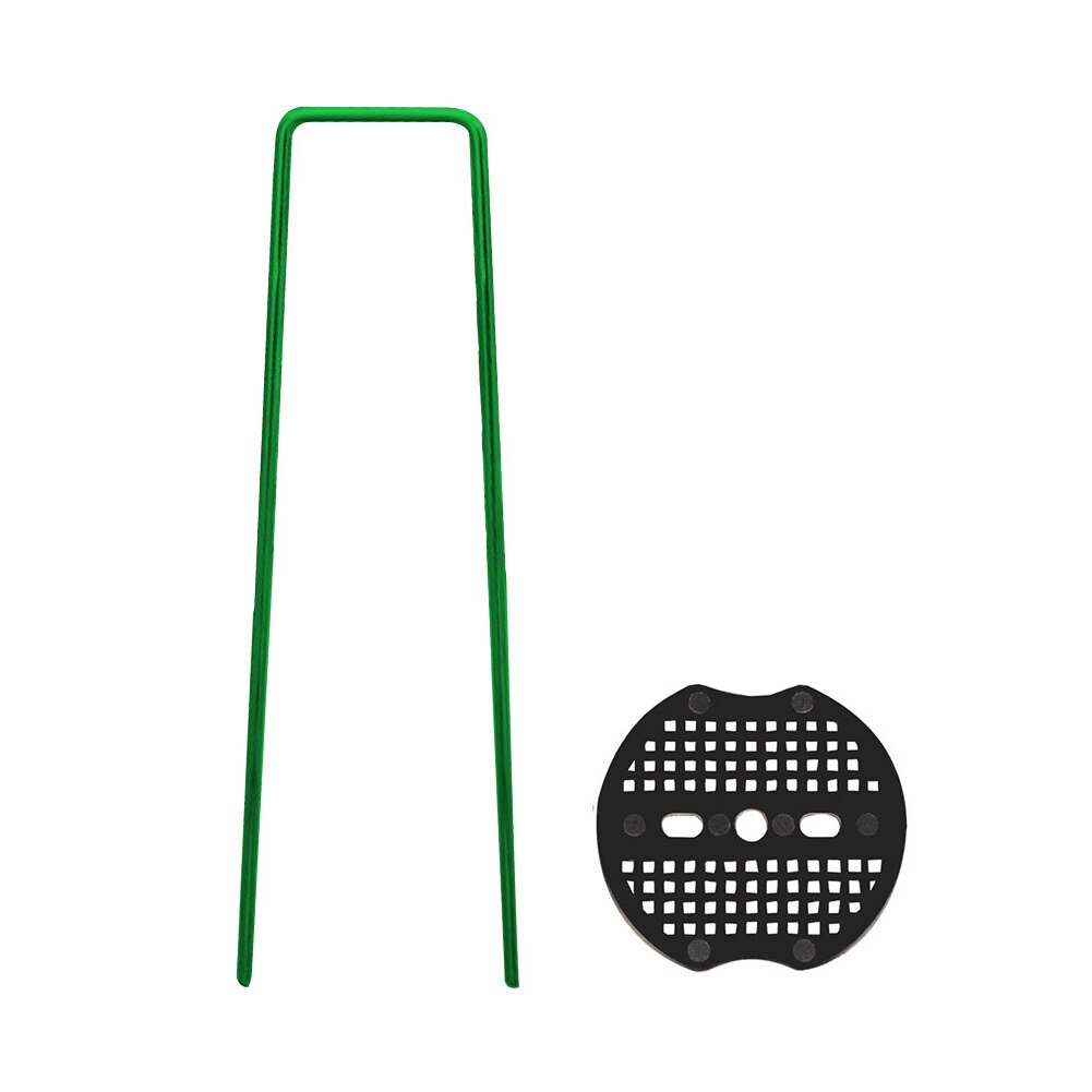 Anchoring Galvanized Steel For Netting Landscaping Garden Peg Reusable Fixing U Shaped Pin Ground Stake Adjustable Width Lawn