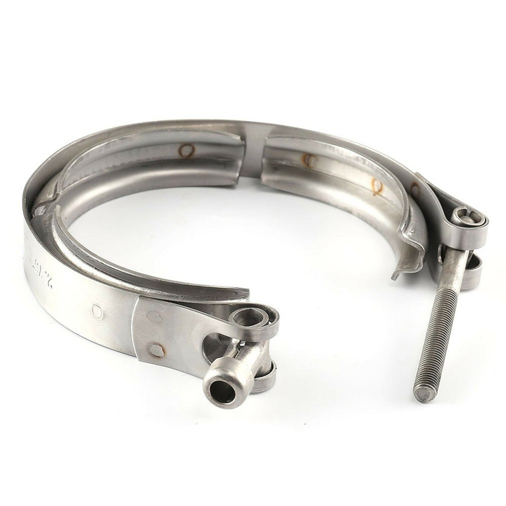 V-shaped Stainless Steel Hose Clamp Pipe Clamp Flange Clamp Flange Turbo Exhaust Automobile Modified Accessory