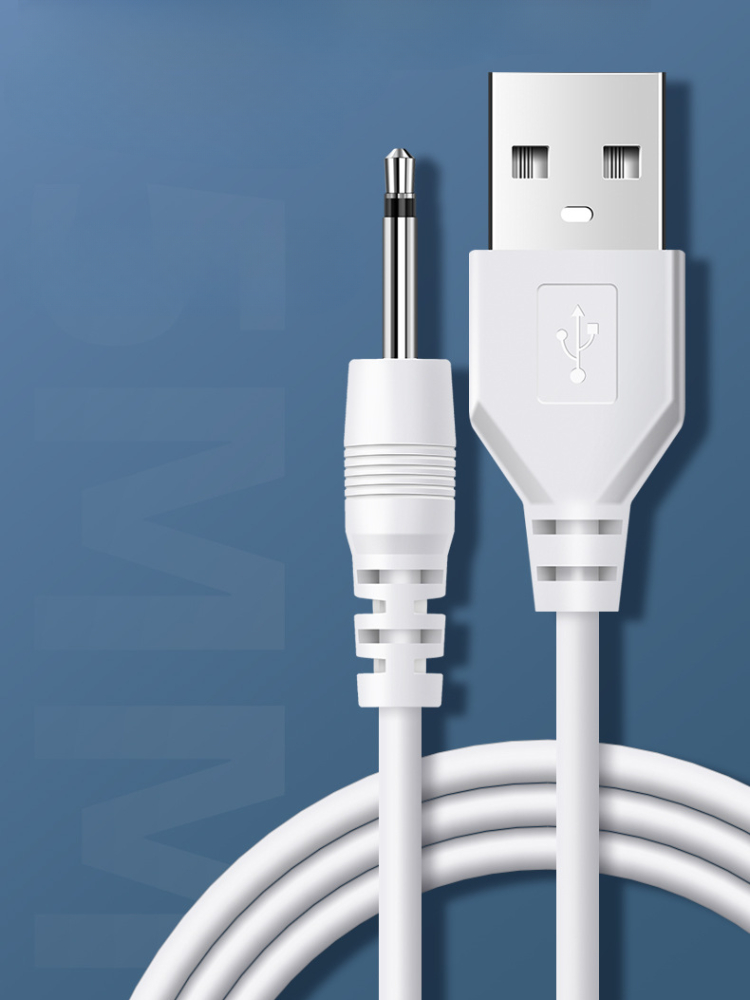 USB-Ladekabel, 2,5 mm, Ersatz-USB-DC-Ladeadapter für wiederaufladbare Massagegeräte, Schnellladekabel