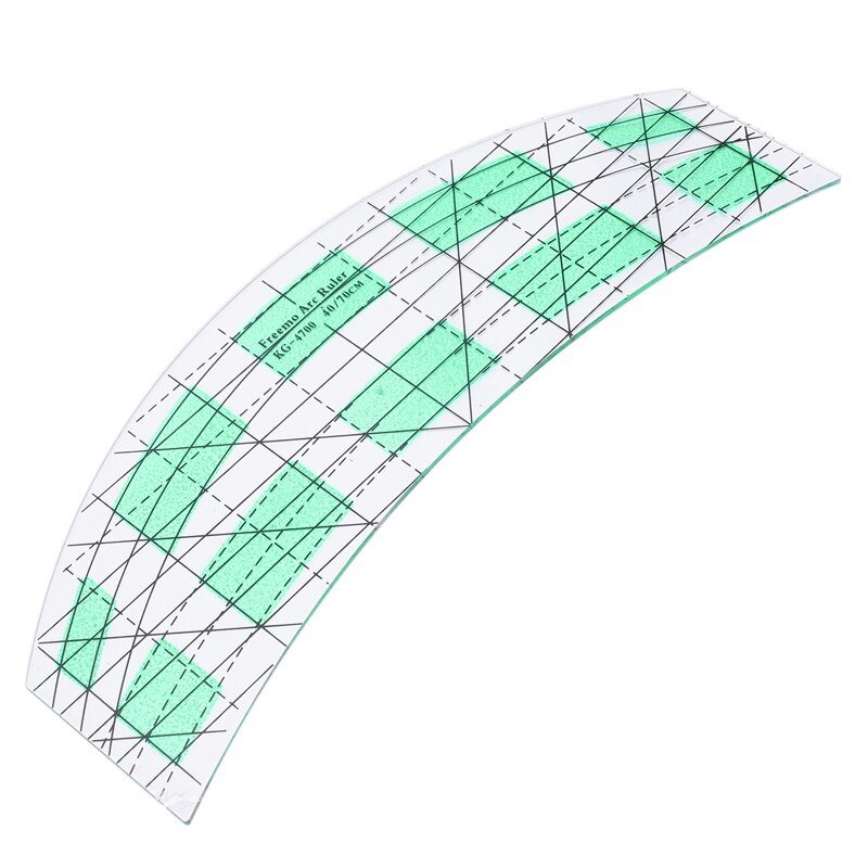 Non-Slip Quilt Ruler Arc Ruler Heart Ruler Patchwork Quilting Template Set 3Pcs