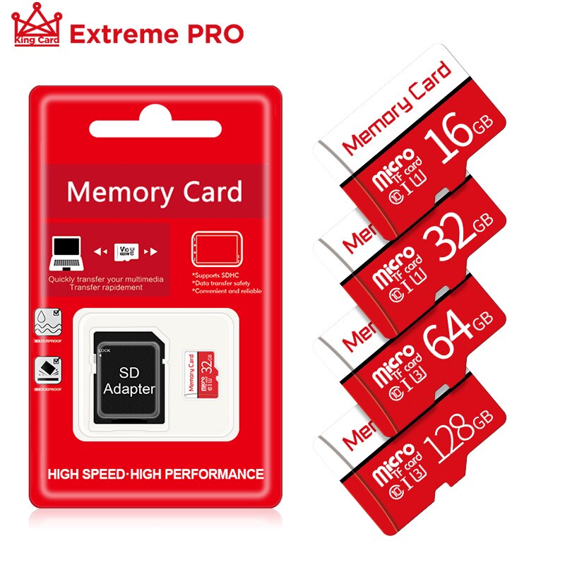 Nopea muistikortti uhs -3 128gb 64gb micro sd kortti 32gb 16gb luokka 10 uhs -1 flash muistikortti microsd tf sd kortit ja sd sovitin