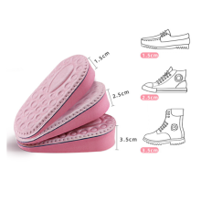 Women EVA Memory Foam Invisible Height Increased Insoles Shoes Inner Sole Shoe Insert Lift Heel Comfort Heightening Insoles