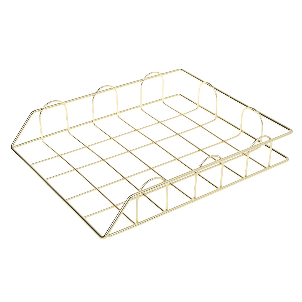 Pliant En Fer Forgé Lettre Magazine Porte-Revues Rack De Stockage Classeur Pour bureau Bureau Organisateur Fournitures XXUC: 1