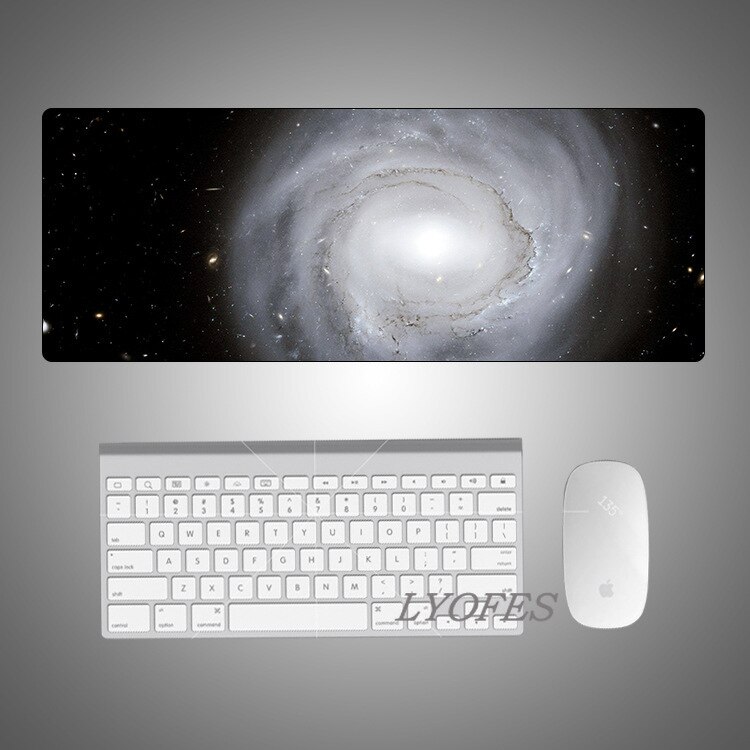 Gaming Desk Pads Cute Desk Mats Deskpad Starry Sky Kawaii Mouse Pad Large for Office Computer Keyboard Writing Desk Mat: 800x300x2mm 10