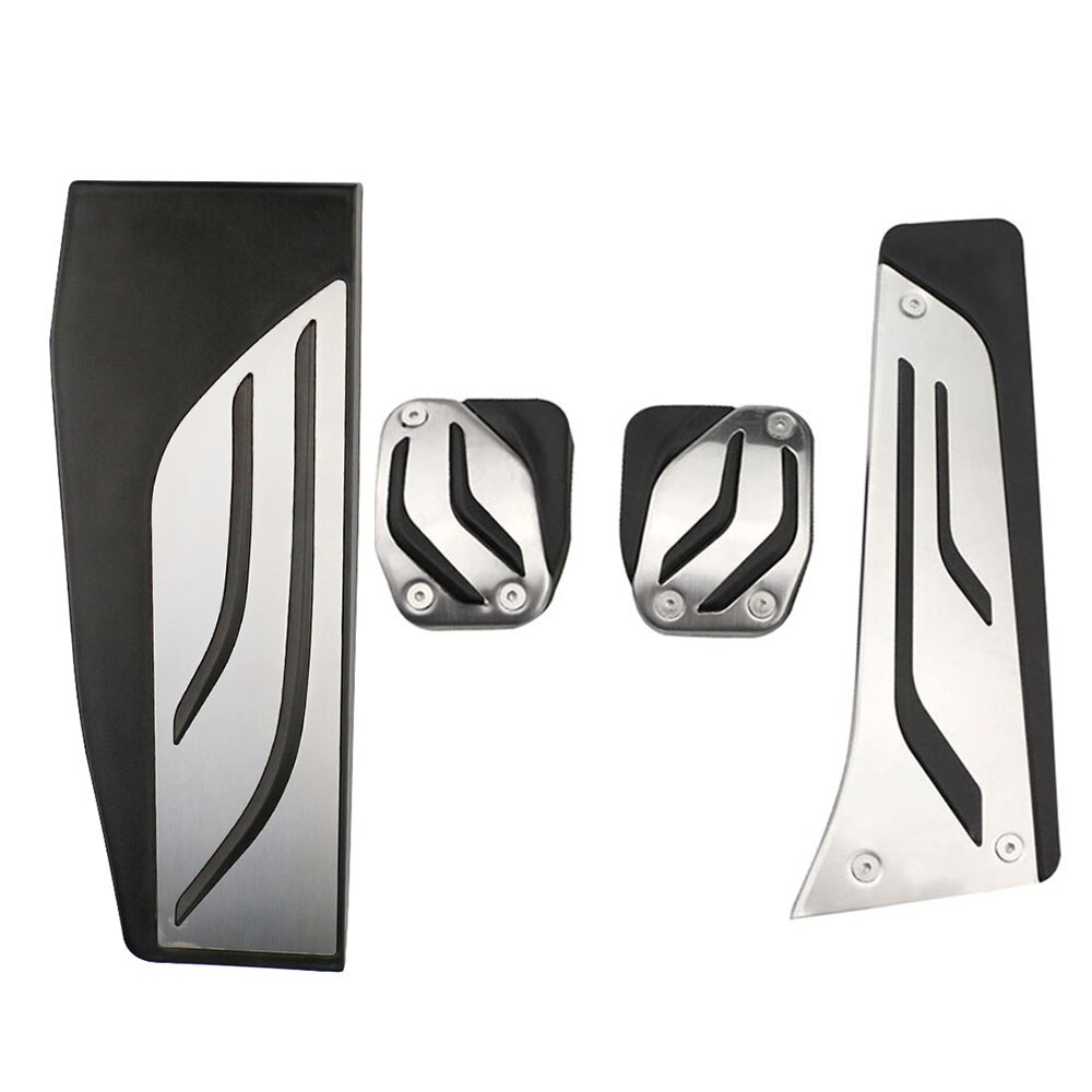 Carmilla-pedales de acelerador de freno de combustible para coche, para BMW Serie 1, 2, 3, 4, M3, M4, E87, E90, F20, F21, F30, F32, F36, F80, F82: 4Pcs MT With Rest