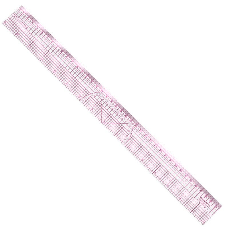 40cm Graph Ruler Garment Pattern Making Ruler Transparent Straight Ruler B67