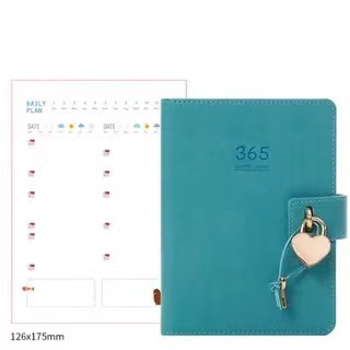 Cute Stationery Notebook 365 Planner Kawaii A5 Weekly Monthly Daily Diary Planner 2022 Notebooks or Journals School Supplies: 11