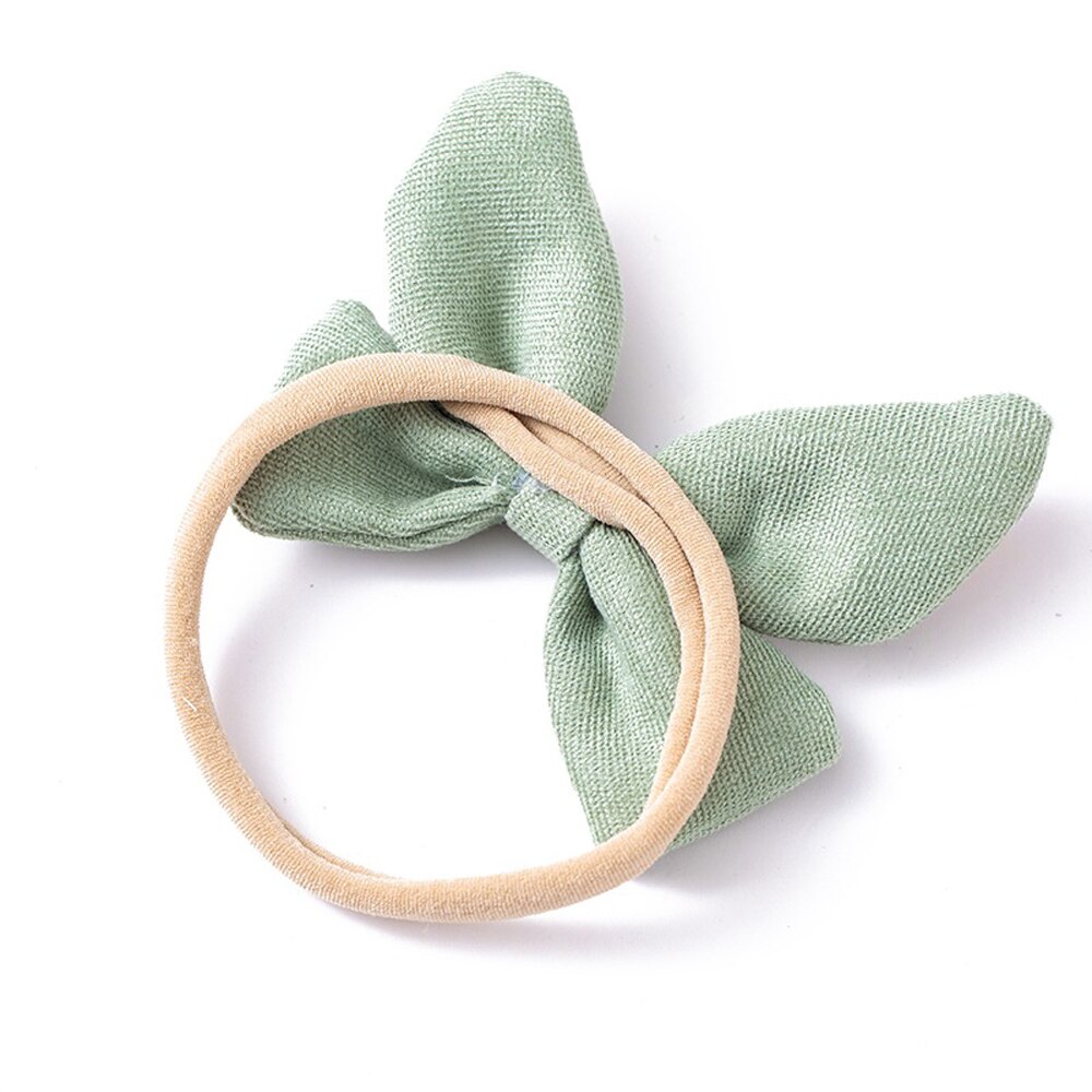 Swan Borduren Baby Haar Bogen Hoofdband Voor Meisjes Zachte Elastische Haarbanden Voor Kinderen Baby Haar Accessoires