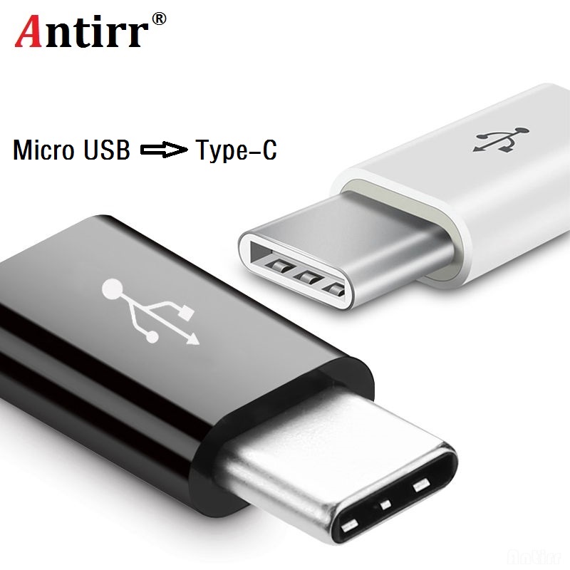 Cable Antirr tipo-c, adaptador Micro USB a tipo C, convertidor de Cargador rápido para Xiaomi Mi5 Mi6 HuaWei P9 P10 Letv HTC Samsung letv 2