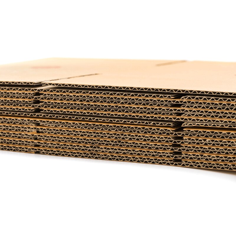 Boîte en carton américain monocanal pour emballage | 22x15x10 cm | Marron | 20 pièces-envois postaux, gestion, déménageurs