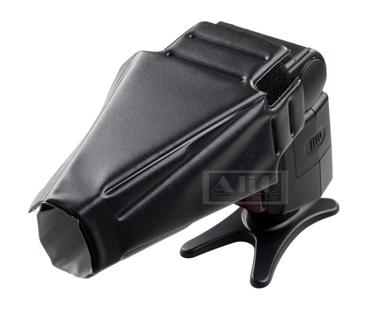 Snoot plegable de nailon, difusor de luz de Flash reflectante, caja suave compatible con Yongnuo CAN0N NIK0N S0NY Speedlite, 10 piezas