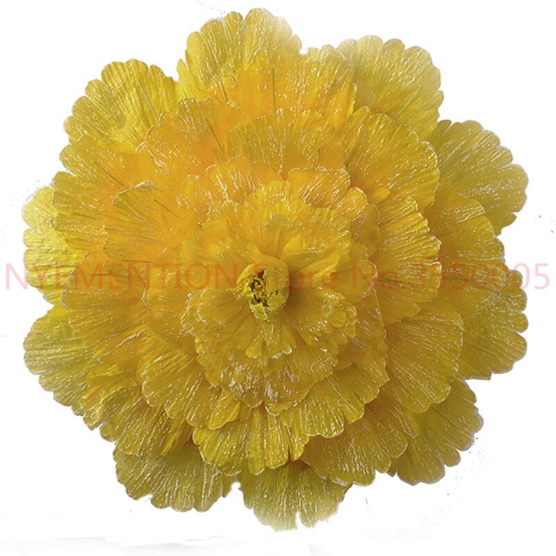 Dans forestilling blomster paraply kinesisk to lag klud paraplyer o un paraguas guarda-chuva parapluie paraply: Gul