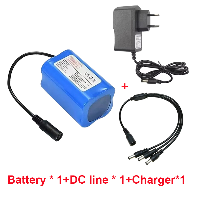 100% 7.4V 12000mAh 21700 Li-ion Battery For T188 T888 -5 V007 C18 H18 RC Fishing Bait Boat accessories: Chocolate