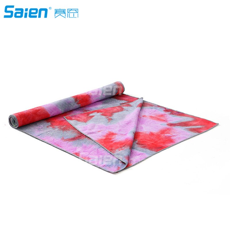 Toalla de Yoga antideslizante para Yoga, capa de microfibra y revestimiento de silicona, bolsa de transporte gratuita, perfecta para Yoga , Bikram y Pilates: Negro