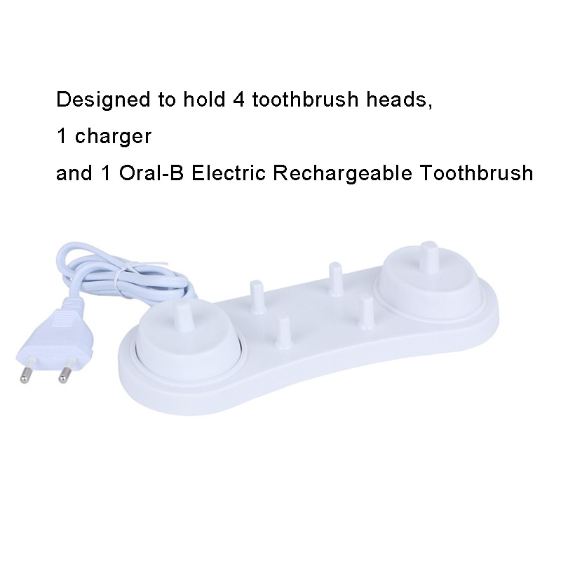 Opzetborstel Houder Witte Elektrische Gezellige Opzetborstel Tandenborstel Stand Voor Oral-B Gekwalificeerde Hoofd Stand Te Reinigen