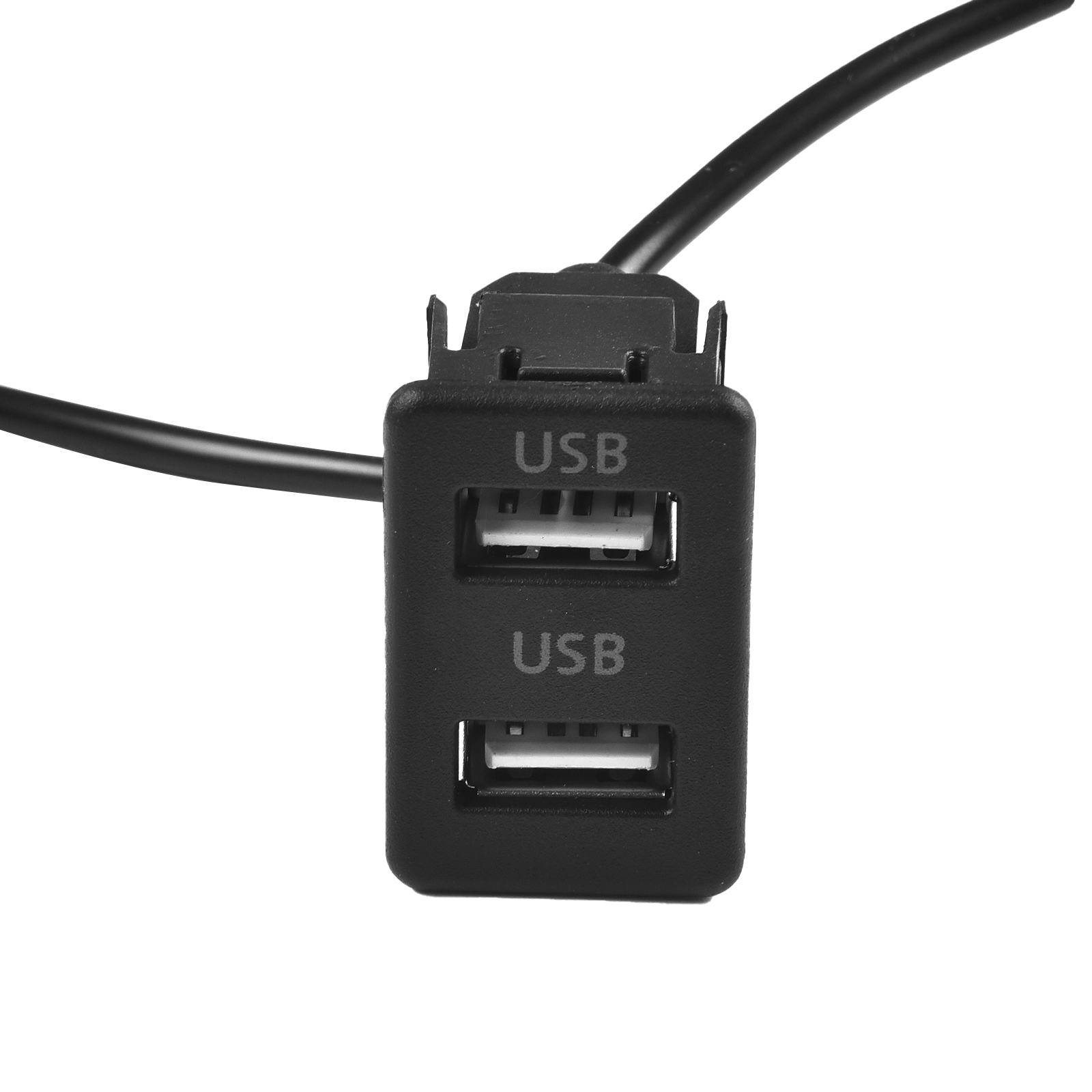 Soporte para salpicadero de coche, adaptador de Cable de extensión de interfaz de Panel de puerto USB tipo C Dual de 4, 6 pines para bicicletas automotrices y barcos