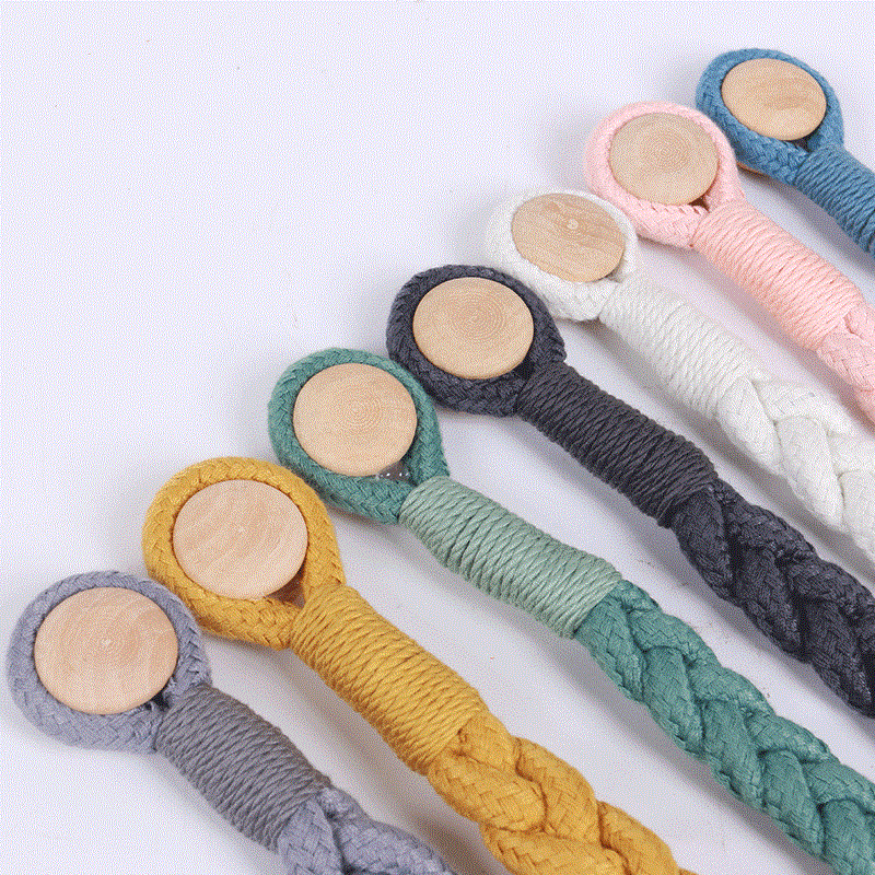 Magnetische gordijnhouderclip, touwriem, tiebacks met gesp, gordijnaccessoires, 1 st