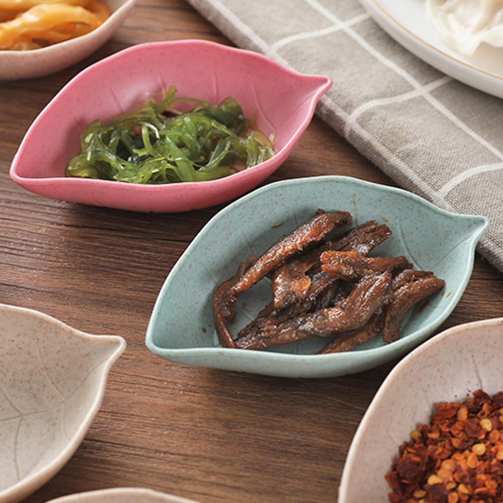 4Pcs Dompelen Schotel Dip Bowls Mini Lichtgewicht Kleine Tarwe Stro Dompelen Gerechten Voor Huishoudelijke Dompelen Schotel Jus Boten