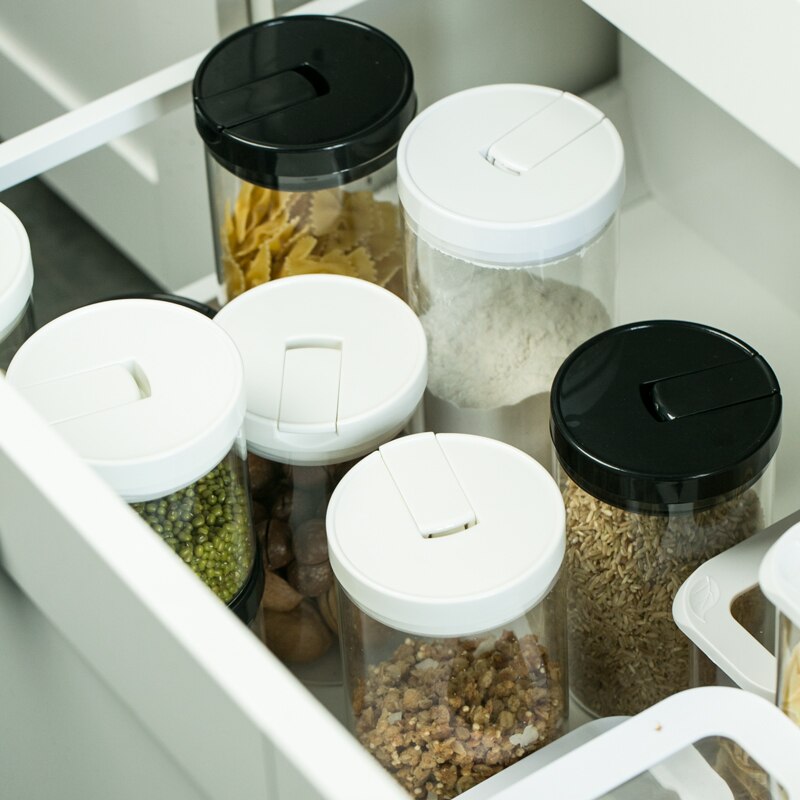 550/1000/1300 ml glas opbevaringsbeholdere til madopbevaring køkken opbevaringsbeholder boks slikflasker glas teglas forseglede dåser med låg