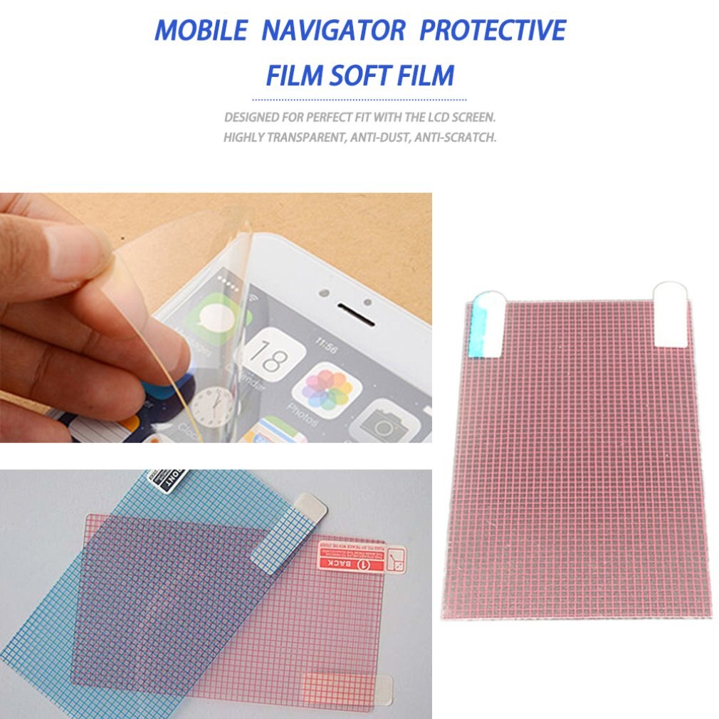 5/6/7/8/9/10'' Inch Universal HD Clear/Anti-Glare Matte LCD Screen Protector Protective Grid films for Phone Tablet GPS MID