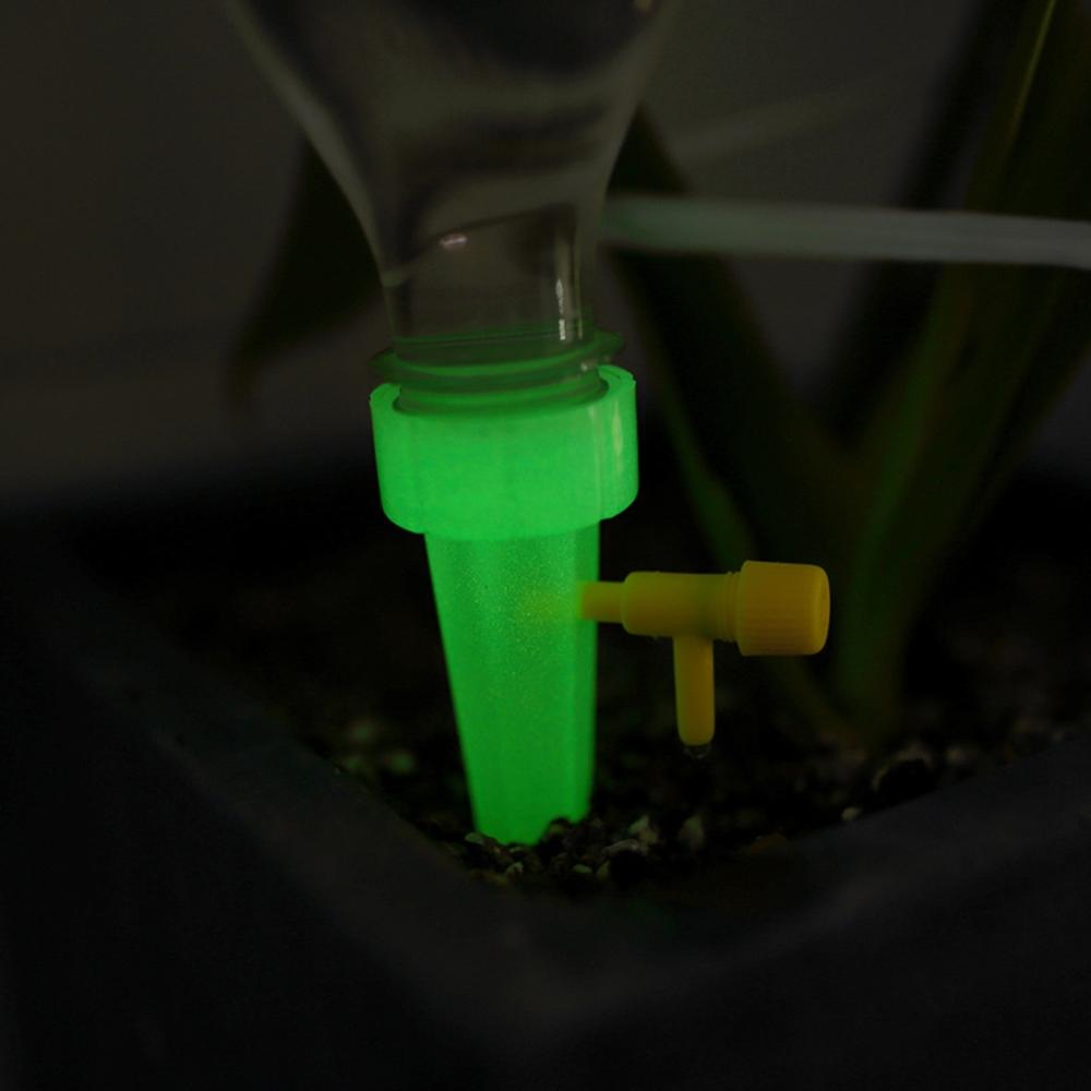 Garden Water Pot Plant Root System Automatic Water Replenishment Small Device Automatic Watering Device Can Adjust Water Flow: Green