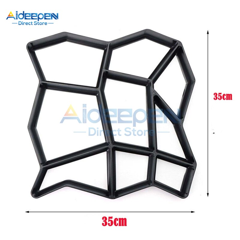 1Pcs DIY Manually Paving Cement Brick Concrete Molds Garden Plastic Stone Road Mold Garden Decoration For Garden Paving Tools