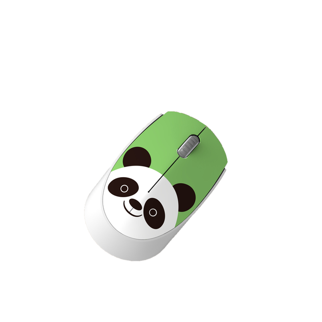 Cute Wireless Mouse 2.4G Pink USB Mini Rechargeable Cartoon Mause Optical Ergonomic Silent Mice with Cat Mousepadfor PC Laptop: Panda Mouse