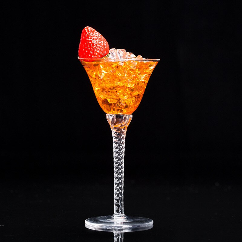 Loodvrij Kristal Schroef Cocktail Glas 100Ml Martini Beker Bar Wijnglas