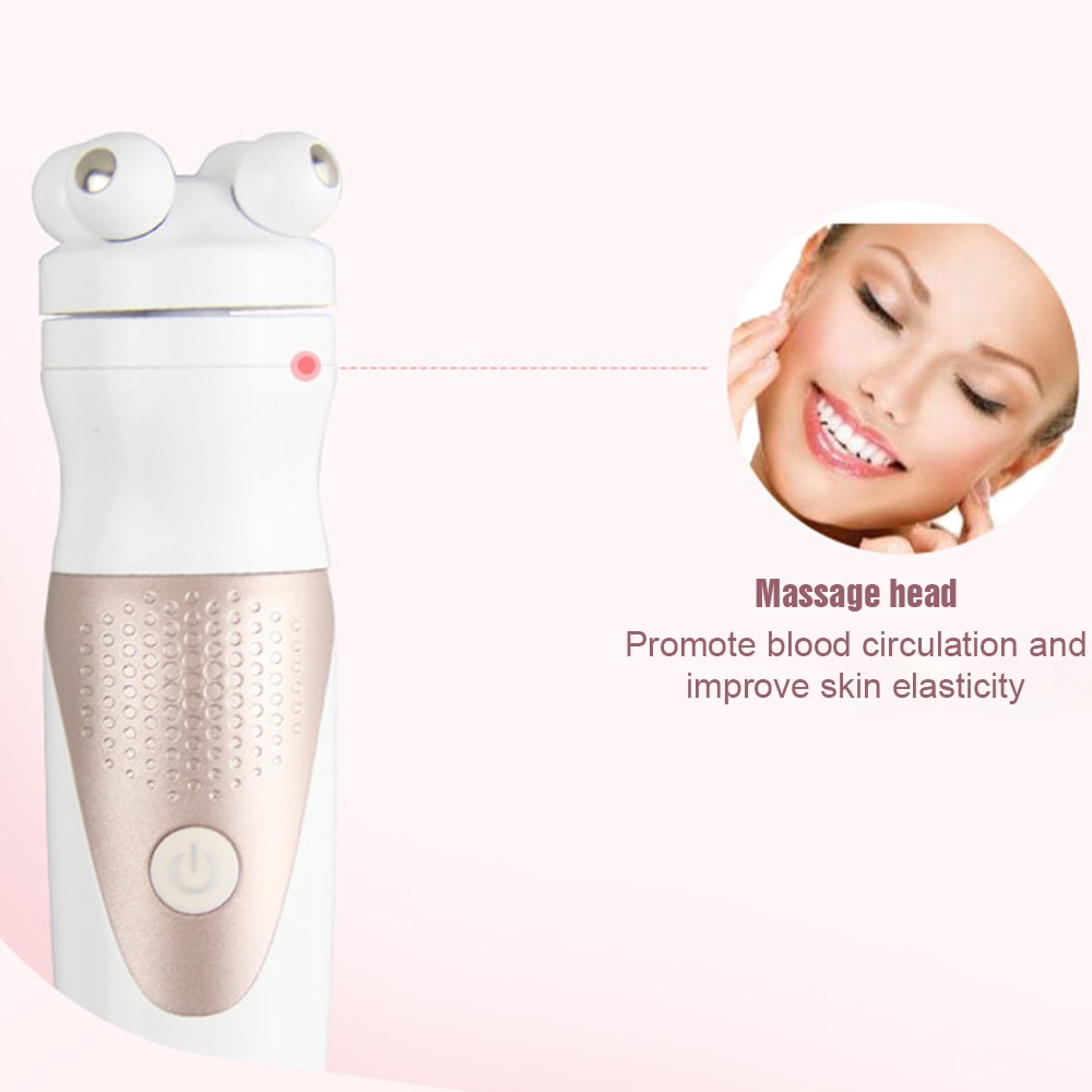 5 in 1 kvinder hårfjerning dame barbermaskine uldenhed epilator kvindelig barbermaskine øjenbryn næse elektrisk trimmer ansigtsrensning