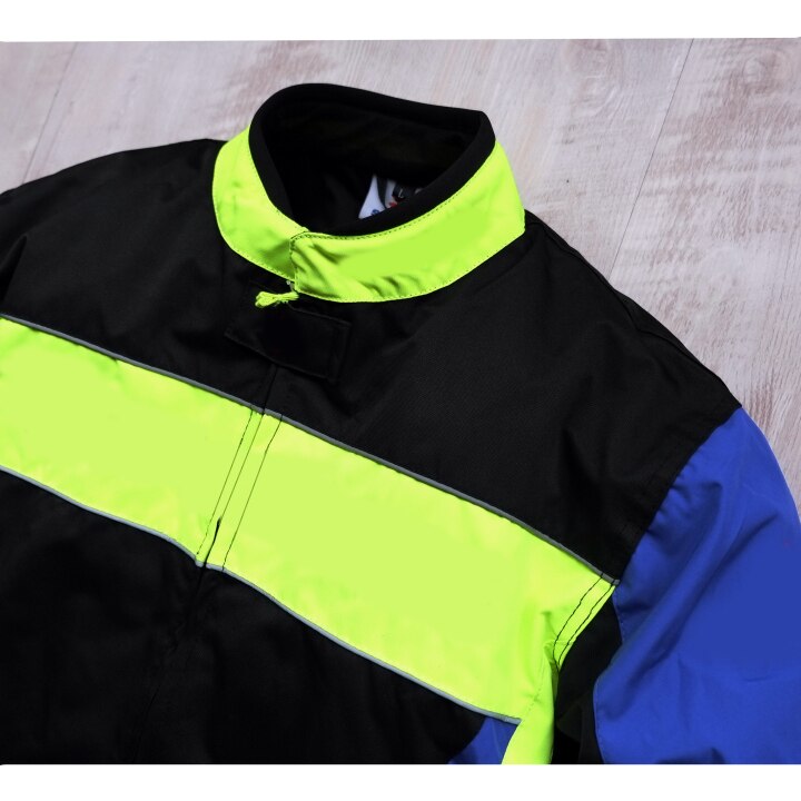 Uomo per Suzuki giacche da corsa per moto Offroad Motocross equitazione giacca calda antivento con protezioni 5 pezzi