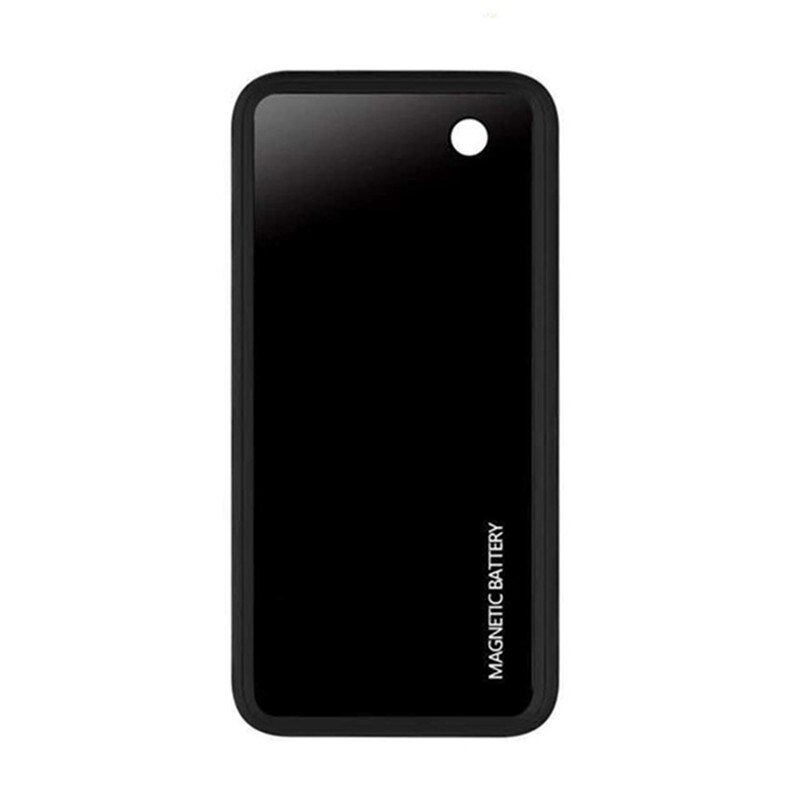 5000 mah trådløs batterioplader etui til iphone xs max magnetisk powerbank oplader cover til iphone x xs xr batteri cover: Sort
