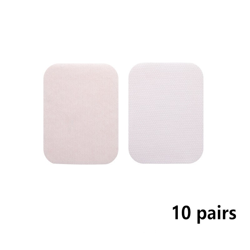 10Pairs Sterke Zelfklevende Sluiting Stickers Sofa Laken Anti Slip Lijm Haak Lus Tape Herbruikbare Nylon Vaste Sticker: 10pairs pink