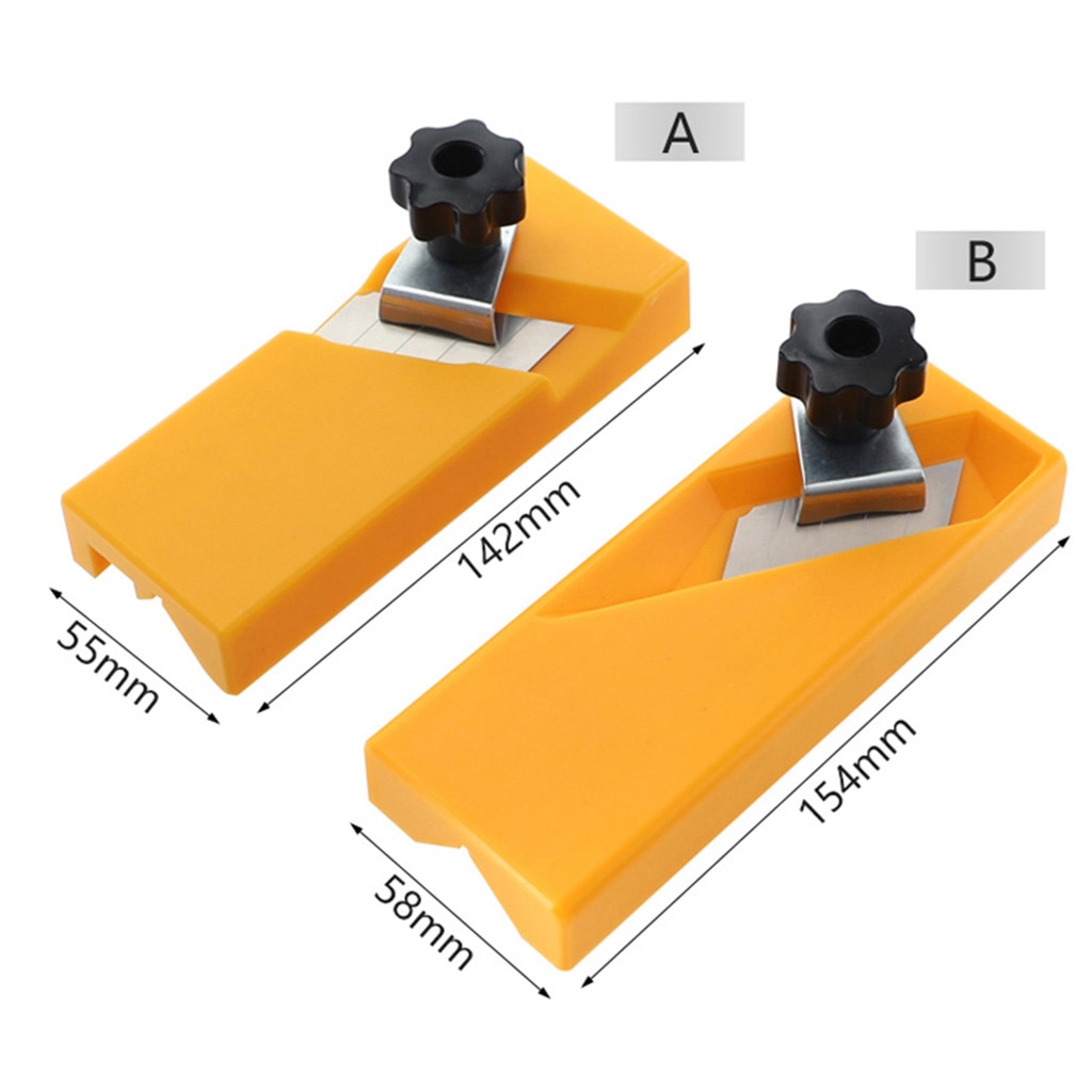 40Gypsum Board Hand Plane ABS Plastic Plasterboard Planing Tool Flat Square Drywall Edge Chamfer Woodworking Tool