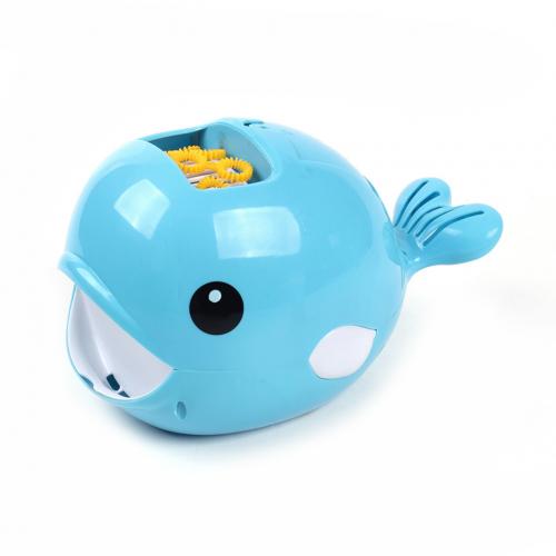 Cartoon Walvis Automatische Bubble Machine Blower Maker Burbujas Outdoor Sport Kinderen Speelgoed: Blauw