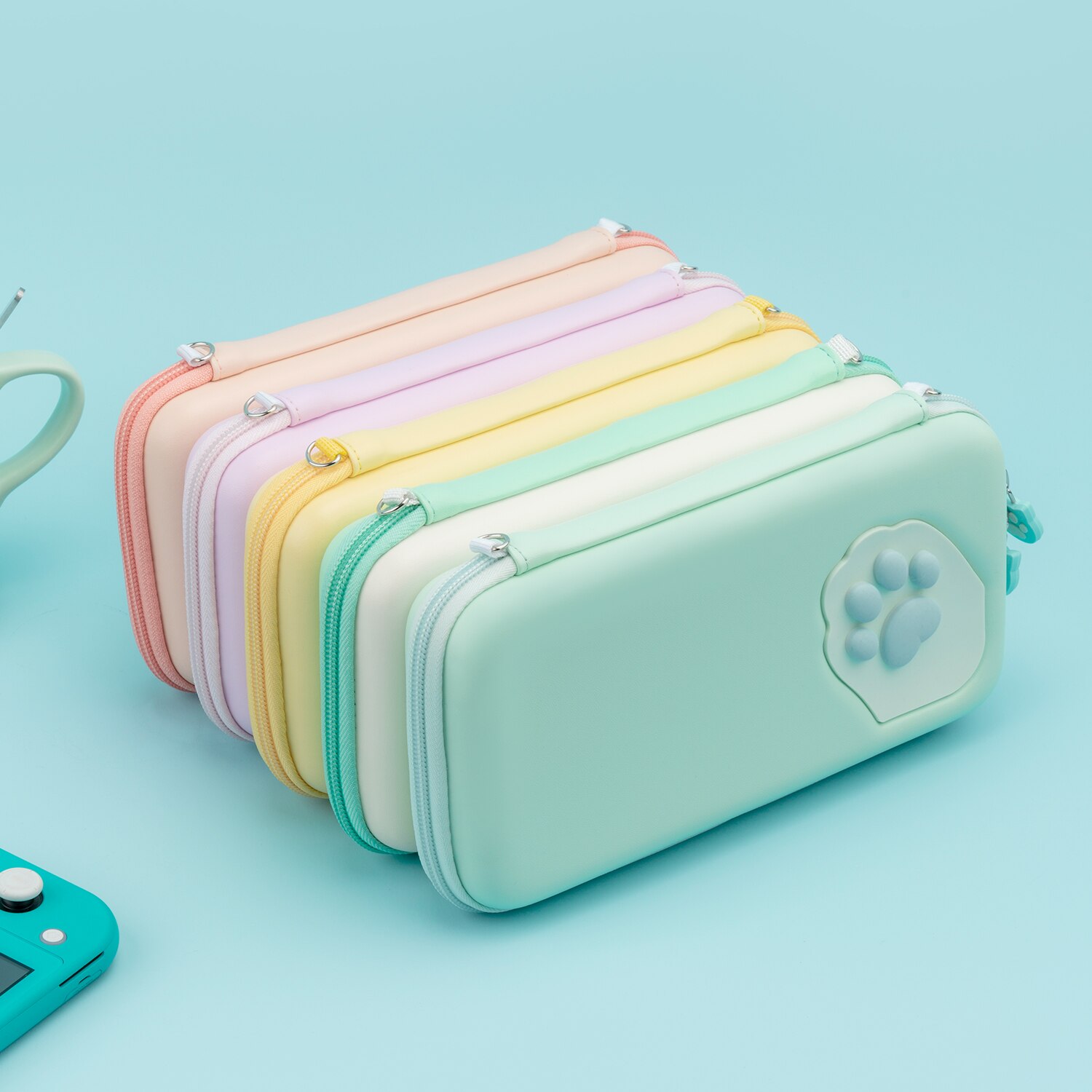 GeekShare-funda de silicona para nintendo Switch Lite, bolsa de almacenamiento CP con garra de gato, carcasa dura para NS Lite, accesorios para consola de juegos