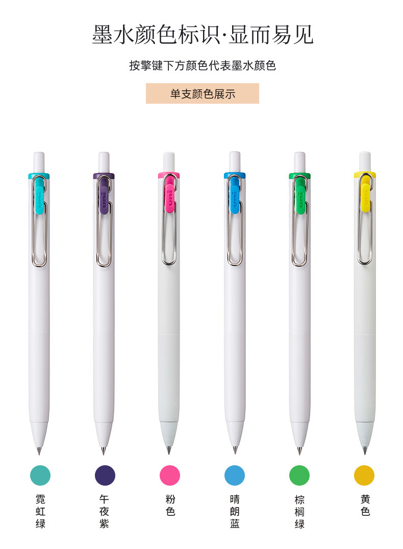 Uni Ball One Ink Gel Pen Set UMN-S 0.38mm 0.5mm City Limited Edition Japan