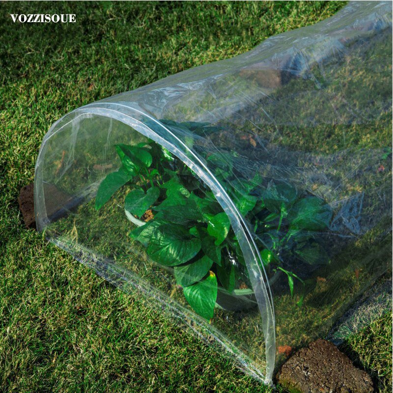 5M Mini Gewächshaus Kunststoff für Garten GewächshäNutzer Halten Warme Regal Gewächshaus Bausatz für PE Anlage Abdeckung mit Stahl Stehen fotocelda