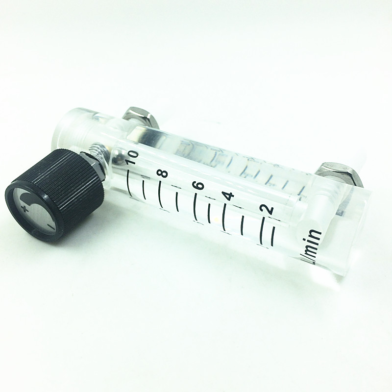 LZQ-3 1-10LPM air flow meter for gas air oxygen flowmeter Indicator Counter Height 90mm