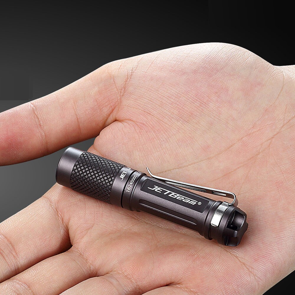 JETbeam JET U(JET ) XP G2 135LM Mini Portable Waterproof LED Flashlight Torch Latarka Handheld Linterna telescopic baton