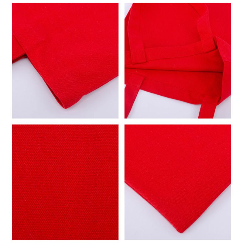 Duurzaam Canvas Leeg Kruidenier Vlakte Tassen Schoudertas Herbruikbare Boodschappentas 28GD