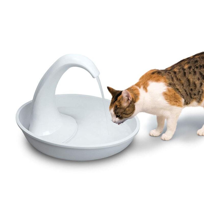 Schwan Haustier Trinkbrunnen Haustier Trinken Brunnen, Ruhig Automatische Elektronische Wasser Brunnen Für Katze Und Hund Uns Stecker