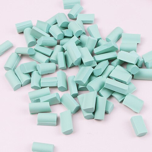 Singe heureux en Stock Slime fournitures breloques jouet mousse morceau Addition éponge bande croustillante arrose remplisseur pour nuage moelleux Slime: Light green