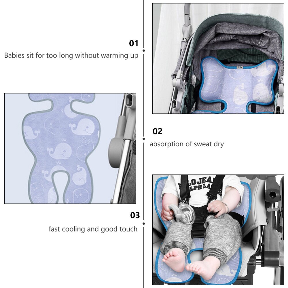 1pc baby is silke mått baby sæde måtte spædbarn kølepude vandtæt pude