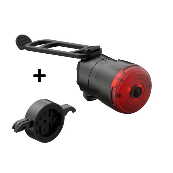 Slimme sensor usb fiets achterlicht oplaadbaar led fiets zadelpen achterlicht nacht fiets achterlicht met montagebeugels: Default Title