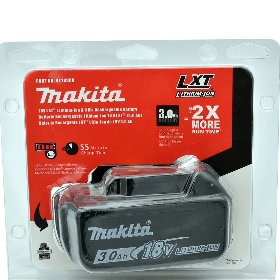 Akumulator Makita 18V 6.0Ah typu C Akumulator litowy 18V Wiertarka Akumulatory zamienne BL1860 BL1830 BL1850 BL1860B: green
